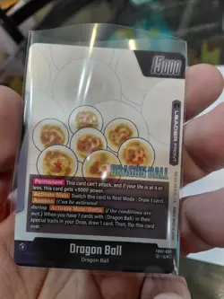 Dragon Ball TCG Fusion World Manga SB02 Gold Shenron Leader Card - Image 5