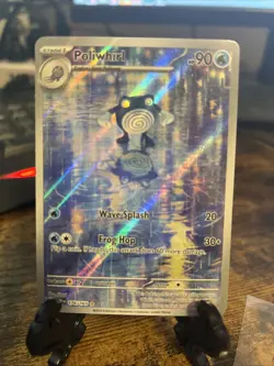 Pokemon TCG Poliwhirl Full Art 176/165 151 Card NM/M Condition - Image 3