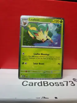 Leafeon - 170 (Cosmos Holo) 170 Sv: Scarlet & Violet Promo Cards Holo - Image 3