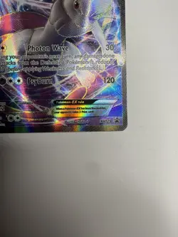 Mewtwo EX XY125 Full Art Black Star Promo Holo Pokemon Card Rare - Image 3