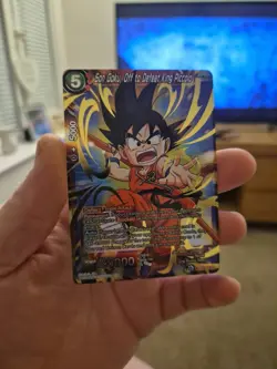 Dragon Ball Super Card Game Son Goku, Off To Defeat Piccolo DB3-002 SR - Image 1