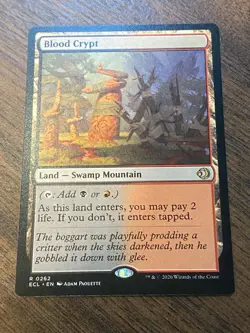 WotC MAGIC the Gathering LORWYN ECLIPSED unplayed mint rare BLOOD CRYPT - Image 1