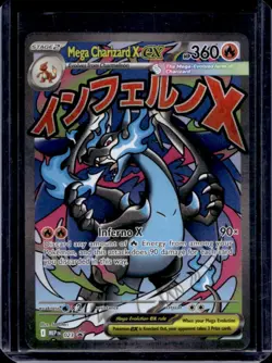 2025 Pokemon MEP Black Star Promos Mega Charizard X ex #023 - Image 1