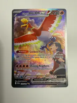 Ethan’s Ho-Oh ex 230/182 SV10 Destined Rivals Secret Rare Pokemon - Image 1
