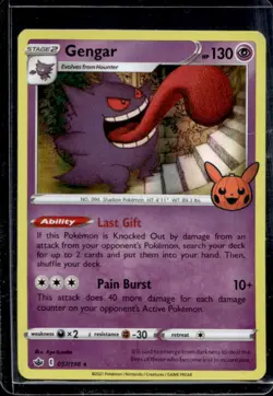 2022 Pokemon Trick or Trade Gengar Holo #057/198 - Image 1