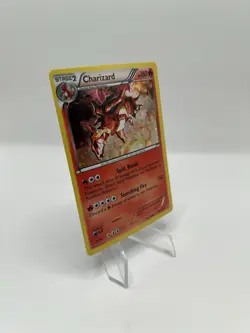 Pokemon TCG Charizard 19/113 Legendary Treasures Pokemon Cosmos Holo - NM - Image 3
