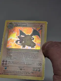 Charizard MP 4/102 Shadowless Base Set Pokemon Holo - Image 5