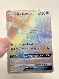 Pokemon TCG Tapu Bulu GX Rainbow Secret Rare 149/147 Burning Shadows Near Mint - Image 4