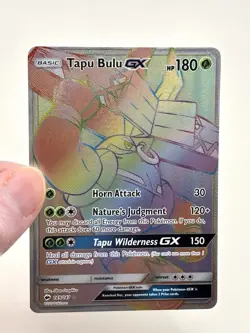 Pokemon TCG Tapu Bulu GX Rainbow Secret Rare 149/147 Burning Shadows Near Mint - Image 5