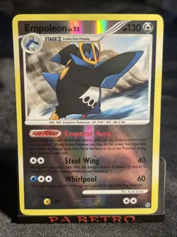 Empoleon 2/100 Stormfront Reverse Holo Rare Pokemon TCG Light Played - Image 1