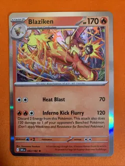 Pokemon TCG Blaziken DRI 042/182 Holo Phantasmal Flames - NM - Image 1