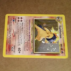 Typhlosion (2000) - Pokemon Neo Genesis Rare Holo 17/111 Swirl - Image 3