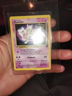 1999 Promos - Wizards Black Star Mewtwo Basic/Promo #3 Pokemon TCG - Image 1