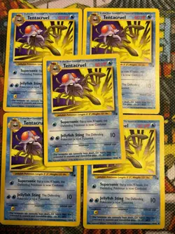 Pokemon TCG Tentacruel Fossil 44/62 Regular (x5) - 💎🔥 Set Of 5 - Image 3
