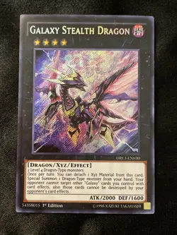 Yugioh! LP Galaxy Stealth Dragon - DRL3-EN030 - Secret Rare - 1st Edition Lightl - Image 1