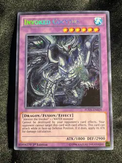 Yu-Gi-Oh! Invoked Cocytus LP 1st edition Secret Rare FUEN-EN029 - Image 1