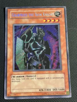 Yugioh! Gearfried the Iron Knight BPT-012 Secret Rare - Image 1