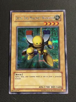 Duelist of the Roses Beta the Magnet Warrior DOR-002 Unlimited NM Free Shipping - Image 1
