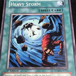 Heavy Storm SD4-EN019 (Common, 1st Edition, Lightly Played / LP) Yugioh - Image 3