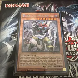 Konami Darklord Nasten Effect 1st Edition Holo Yu-Gi-Oh! TCG DESO-EN032 - Image 1