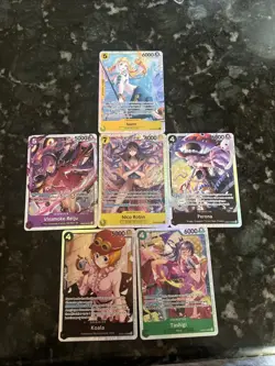 ONE PIECE CCG EB03 PLAYABLE SR LOT WITH NAMI EB03-053 ENGLISH SR FOIL CARD NM - Image 1