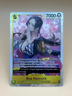 Boa Hancock ~ SR Foil English (YELLOW) PRB02-017 One Piece CCG : NM - Image 1