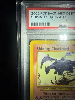 2002 Pokemon Neo Destiny Shining Charizard Holo Card PSA 6 107/105 - Image 3