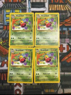 WEEPINBELL - 48/64 - Jungle - Pokemon Card (x4) - Uncommon - Set Of 4💎🔥 - Image 1