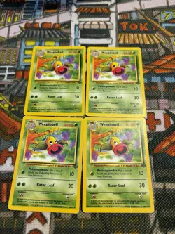 WEEPINBELL - 48/64 - Jungle - Pokemon Card (x4) - Uncommon - Set Of 4💎🔥 - Image 2