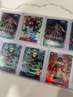 13x One Piece card Roronoa Zoro OP10-095 Alternate Art Monkey D Luffy Treasure - Image 4