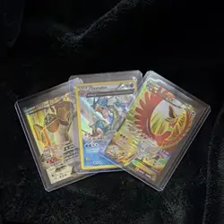 Pokemon TCG Mixed Lot Regirock EX, Gyarados, Ho-Oh EX Holo Cards - Image 1