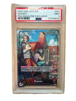 Shanks (2025 PSA Magazine Promo) OP09-001 One Piece Promotion Cards Foil - Image 1