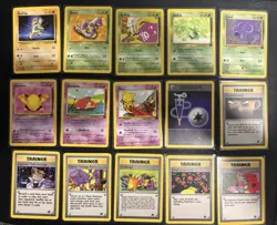 Pokemon Team Rocket Lot of 30 Cards WOTC 2000 Vintage No Doubles & Nm/lp - Image 3