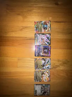 Pokemon TCG EX GX Card Lot - White Kyurem, Sylveon, Lunala, Full Art, 6 Cards - Image 1
