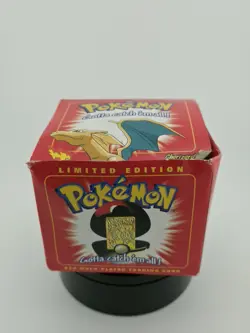 Near Mint! 23K Gold Plated CHARIZARD Trading Card 1999 Burger King Pokemon Ball - Image 4