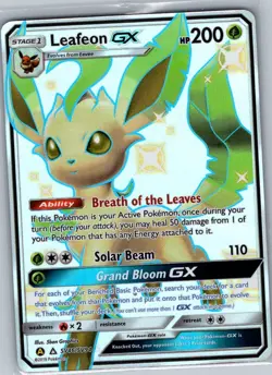Leafeon GX SV46/SV94 Hidden Fates: Shiny Vault - Pokemon Card - NM - Image 1