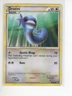 DRATINI HS TRIUMPHANT SET POKEMON CARD 62/102 MP - Image 1