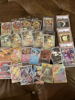 Pokemon Card Collection Lot PSA GRADED Rare Holos Near Mint GX IR SIR PROMOS - Image 1