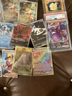 Pokemon Card Collection Lot PSA GRADED Rare Holos Near Mint GX IR SIR PROMOS - Image 4