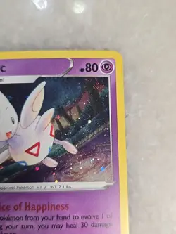 Pokemon Togetic HOLO SWSH276 HD SPIRAL SWIRL - Black Star Promo Card Pack Fresh - Image 3