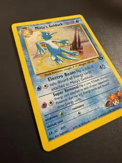 Pokemon TCG Misty's Golduck Gym Challenge 12 Holo Unlimited Rare - Image 2