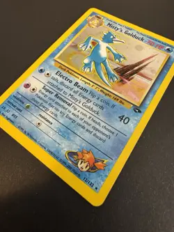 Pokemon TCG Misty's Golduck Gym Challenge 12 Holo Unlimited Rare - Image 3