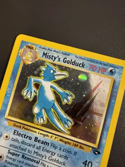 Pokemon TCG Misty's Golduck Gym Challenge 12 Holo Unlimited Rare - Image 5
