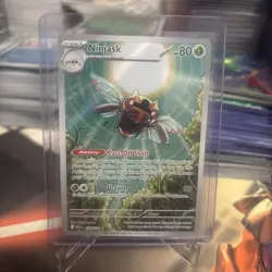 Pokemon TCG Ninjask Illustration Rare #137/132 Mega Evolution Full Art - Image 1