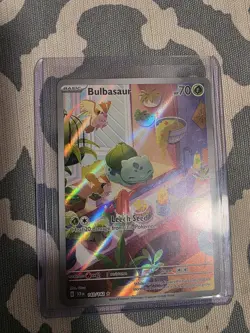 Bulbasaur 143/142 Sv07 Stellar Crown Holo Pokemon TCG Card - Image 1