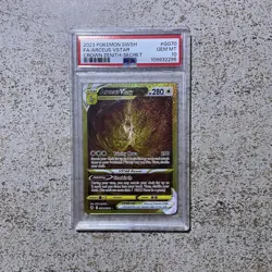 Arceus Vstar GG70/GG70 Crown Zenith Secret Rare Gold Pokemon PSA 10 GEM MINT - Image 1