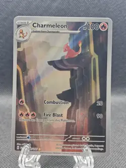 Pokemon TCG Charmeleon 169/165 Scarlet & Violet 151 Illustration Rare NM/M - Image 1