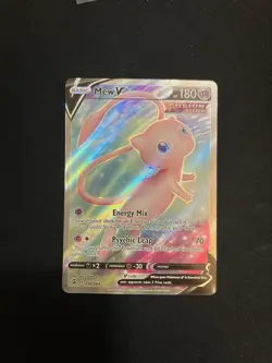 Pokemon Mew V Full Art 250/264 Fusion Strike NM - Image 1