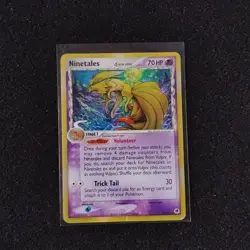 Pokemon TCG Ninetales (Delta Species) EX Dragon Frontiers 8/101 Holo Rare MP/HP - Image 1