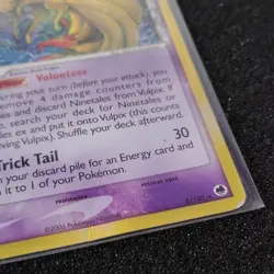 Pokemon TCG Ninetales (Delta Species) EX Dragon Frontiers 8/101 Holo Rare MP/HP - Image 2